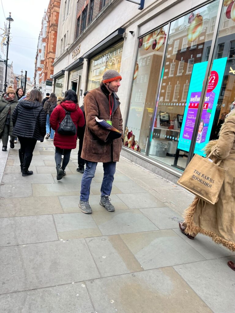 Wilson Tominey. Wilf's Homeless Challenge. London, United Kingdom.